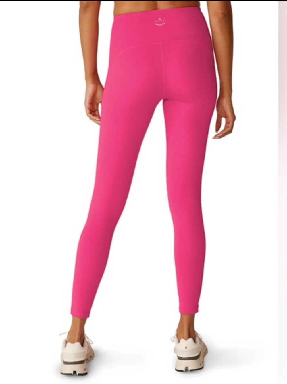 Beyond Yoga Womens Powerbeyond Strive High-Waisted Midi Leggings Pink Energy-XL